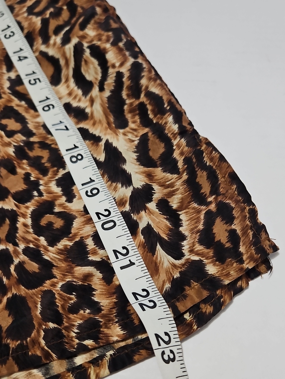 Express Leopard Print 100% Silk Tank Top - Brown Black Size S - Picture 5 of 7
